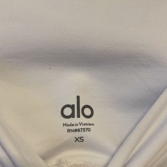 Alo Yoga white Moto leggings - Picture 4 of 6